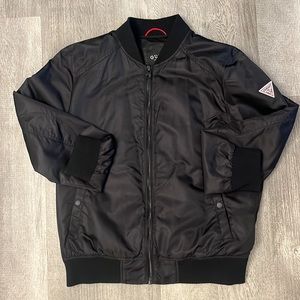 Guess Men’s Black Bomber Large
